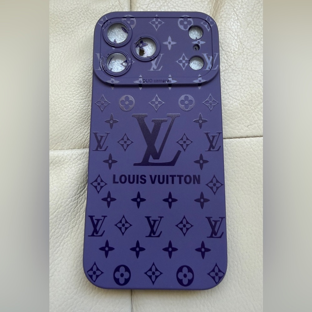 Louis Vuitton Dark Purple Monogram Phone Case iPhone 17 Pro Max